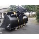 Hydraulische 240 cm Grabenräumlöffel für Bagger 19-25 Tonnen